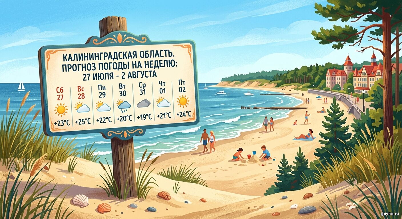 Калининградская неделя: где ловить солнце, а где — зонт